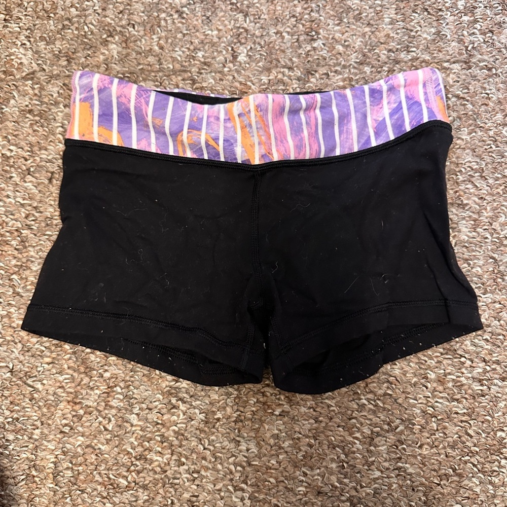 iviva Purple and Pink Striped shorts